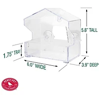 WINDOW BIRD FEEDER, Perky-Pet Window Bird Feeder – 1/2 Lb Capacity