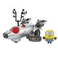 Véhicule télécommandé Wild Rider avec figurine articulée Bob le Minion