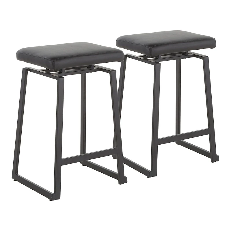 Tabouret à hauteur de comptoir Geo de LumiSource, Ensemble de 2