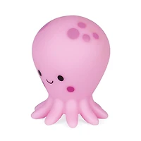 Janod Heure du Bain - 4 Adorables Animaux Marins Gicleurs Baleine Poulpe Étoile de Mer et Homard - Pour les 10 Mois et +