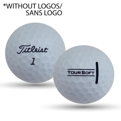 Mulligan - 36 balles de golf récupérées Titleist Tour Soft 5A Pristine, Blanc