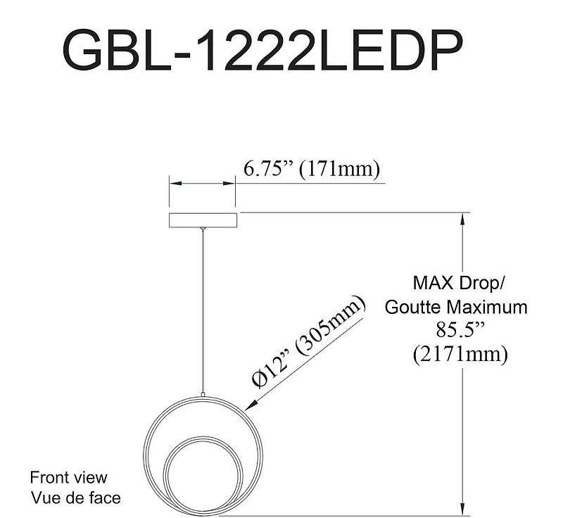 Pendentif dirigé par