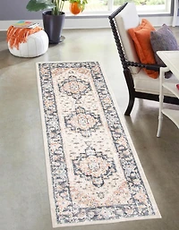 ECARPET Heriza Traditional Runner Rug for Living Room, Bedroom, Dining Room, Entrance, Hallway and More.