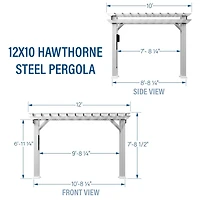 Backyard Discovery 12' x 10' Hawthorne Cedar Pergola