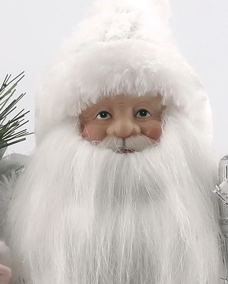 12IN SANTA-SILVER - FRENCH