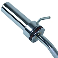 Barre Super Curl Olympique Sunny Health & Fitness de 48 po avec anneaux