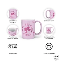 Zak Designs Barbie 15oz Ceramic Mug