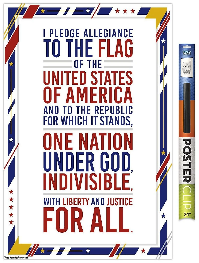 The United States Of America - Pledge Of Allegiance Wall Poster