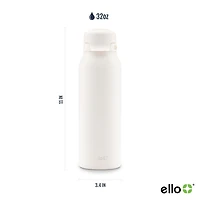 Ello Flip & Fill 32 oz Stainless Steel Water Bottle, <ul><li>32oz Capacity </li><li>Easy-to-use flip lid</li><li>All parts BPA free</li></ul>