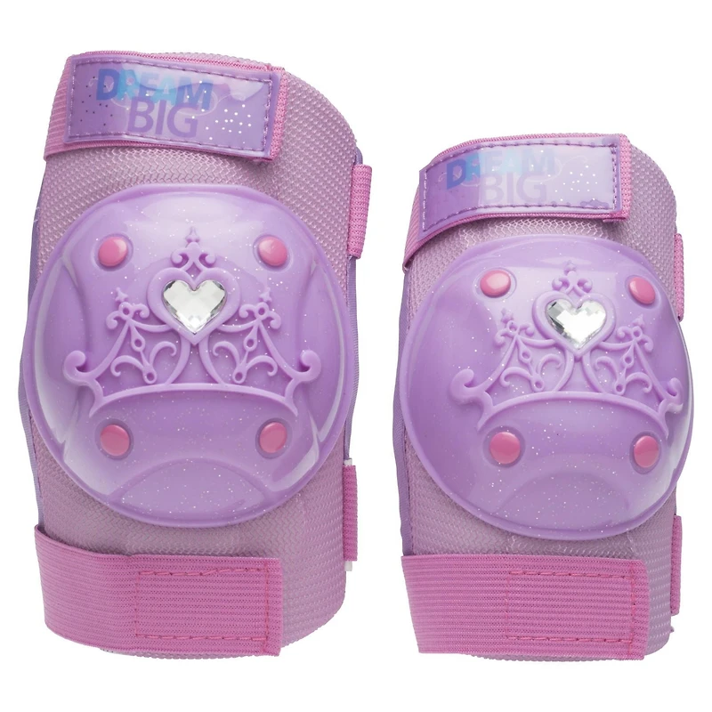 Equipment de protection pour vélo Princesse de Bell Sports 6 pieces inclut