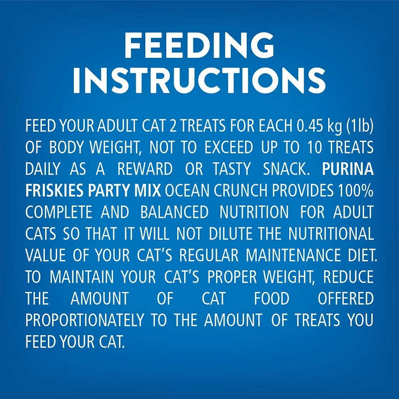 Friskies Party Mix Ocean Crunch, Cat Treats 170g, 170 g