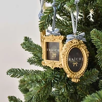 FRAÎCHE Noël 3 pack Photo encadrée ornement Set, or