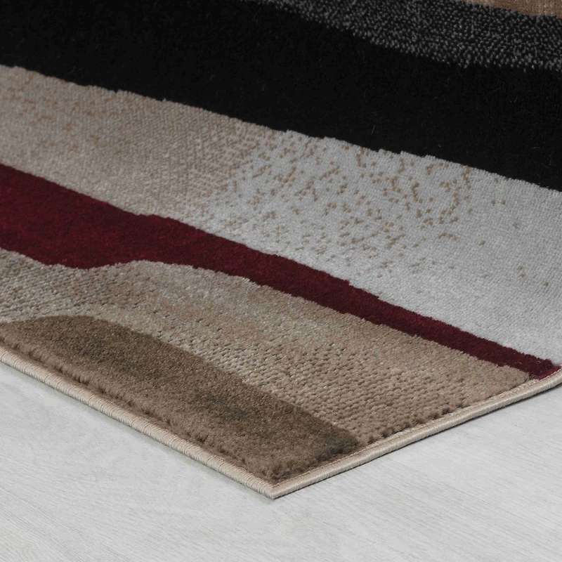 Rug Branch Sakarya Collection Abstract Mid-Century Modern Indoor Area Rug