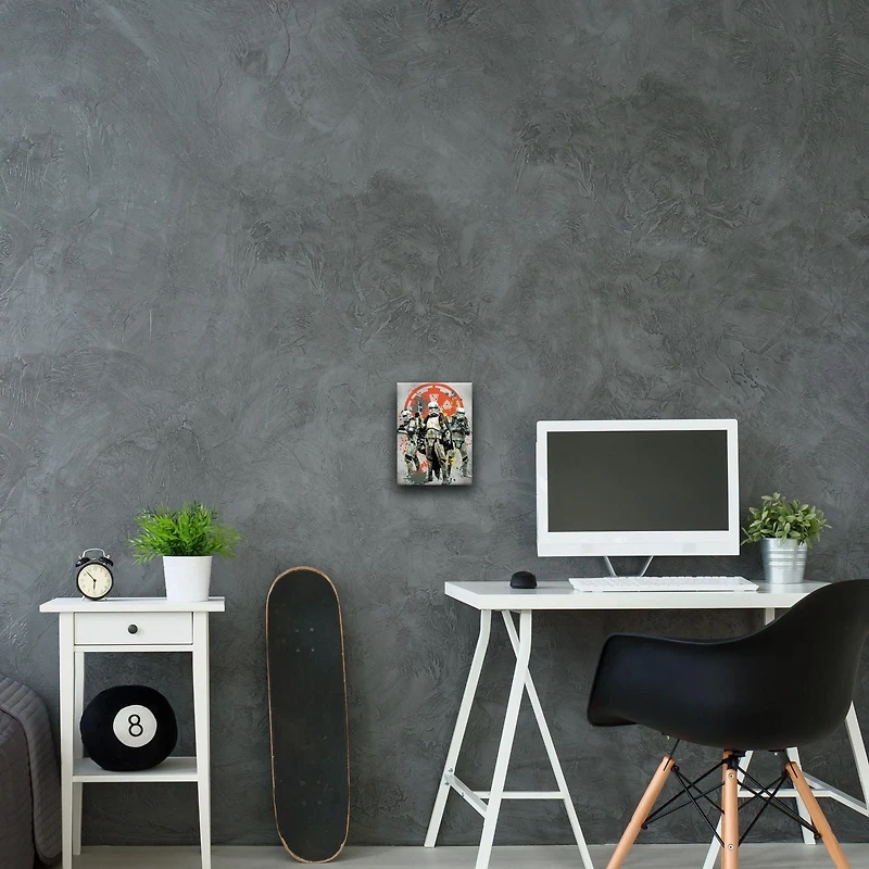 Artissimo Designs Star Wars Troopers Printed Canvas - 6.5W x 8.5H x .5D