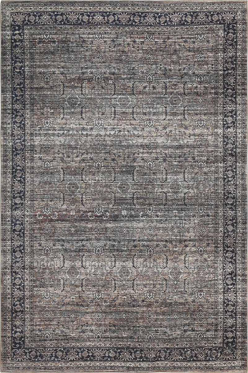 Rug Branch Emir Collection Traditional Oriental Distressed Water-Repellent Area Rug