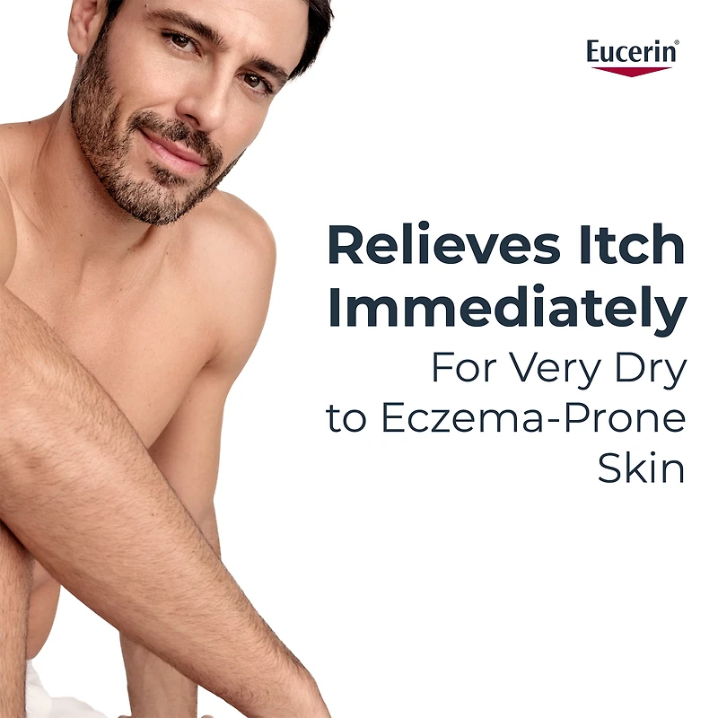 Crème hydratante quotidienne Eczema Relief d’Eucerin pour visage et corps sujette à l'eczéma