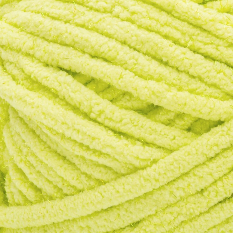 Bernat® Baby Blanket Sparkle™ Yarn, Polyester #6 Super Bulky, 10.5oz/300g, 220 Yards