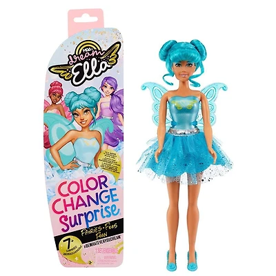 Poupée MGA's Dream Ella Color Change Surprise Fairies de 11,5 po (29 cm) de la série 2 - DreamElla