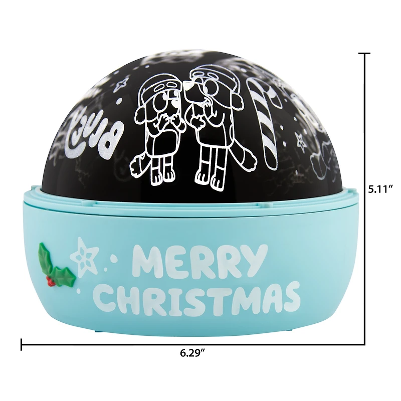 Christmas Lightshow Projection Bluey Shadow Light