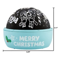 Christmas Lightshow Projection Bluey Shadow Light