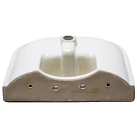 American Imaginations -in. W Above Counter Bathroom Vessel Sink For 1 Hole Center Drilling AI
