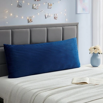 Cord Plush Body Pillow, 20x46"