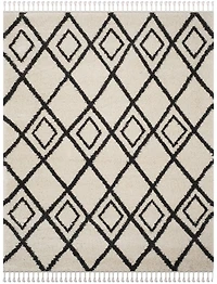 Safavieh Moroccan Fringe Kingston Geometric Shag Area Rug