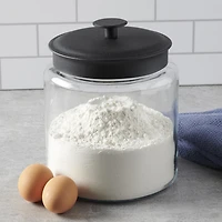 Anchor Hocking 2.5 GALLON MONTANA JAR W/BLACK METAL COVER