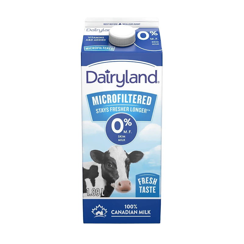 Dairyland Lait Écrémé Microfiltré