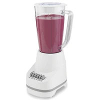 Mainstays 6 Speed Blender avec bocal de 48 onces avec lame en acier inoxydable, blanc