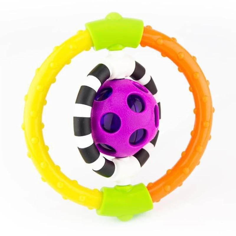Sassy® Spin & Chew Ring Rattle