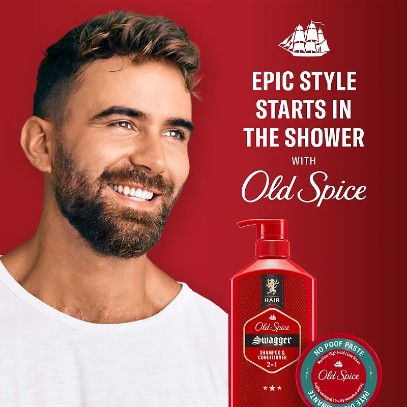Pâte coiffante pour hommes Old Spice 63g