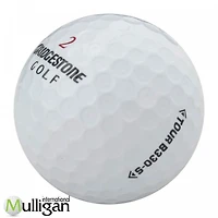 Mulligan - 12 balles de golf récupérées Bridgestone Tour B330S, 5A Pristine