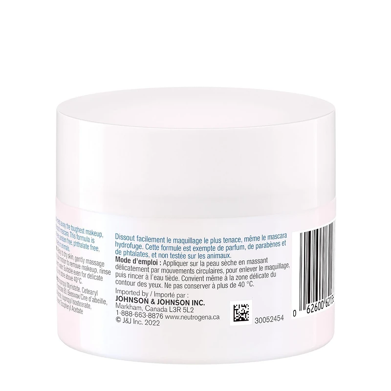 Baume nettoyant Neutrogena – Démaquillant – Nettoyant pour le visage sans parabènes – Sans parfum 74g