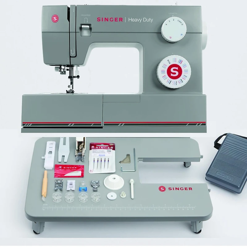 Singer© 64S Heavy Duty™ Sewing Machine, 32 stitches & extension table
