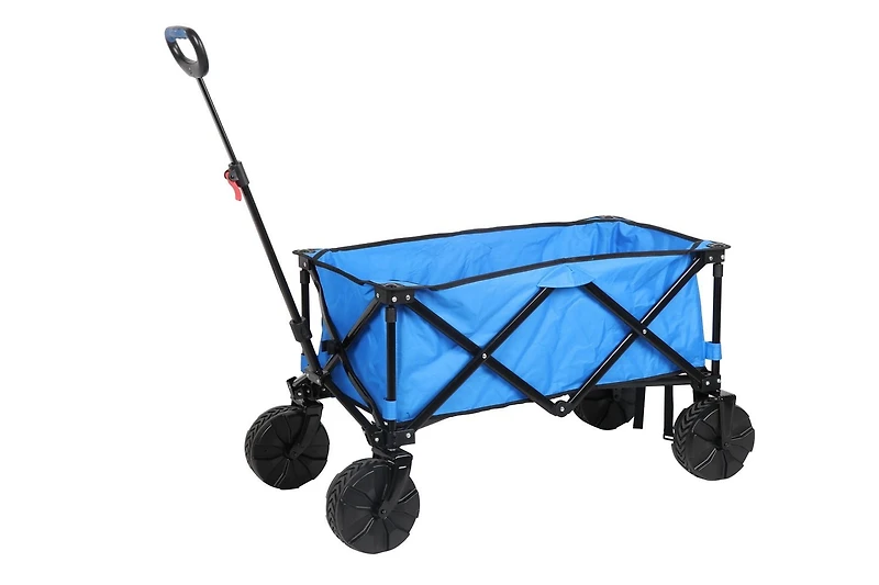 Ozark Trail All-Terrain Wagon, Outdoors, Blue, <ul><li>Telescoping handle</li><li>Removable insert</li><li>Extra storage</li></ul>
