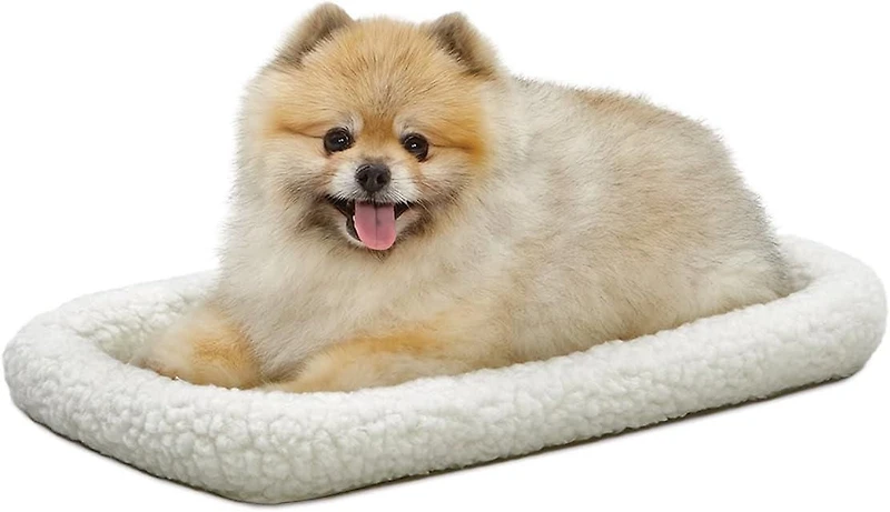 Midwest Homes For Pets Midwest Quiet Time Natural Fleece Dog Bed