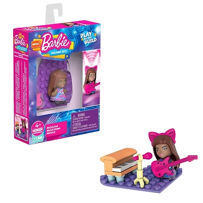 Mini-poupées Mega Construx Barbie Musicienne