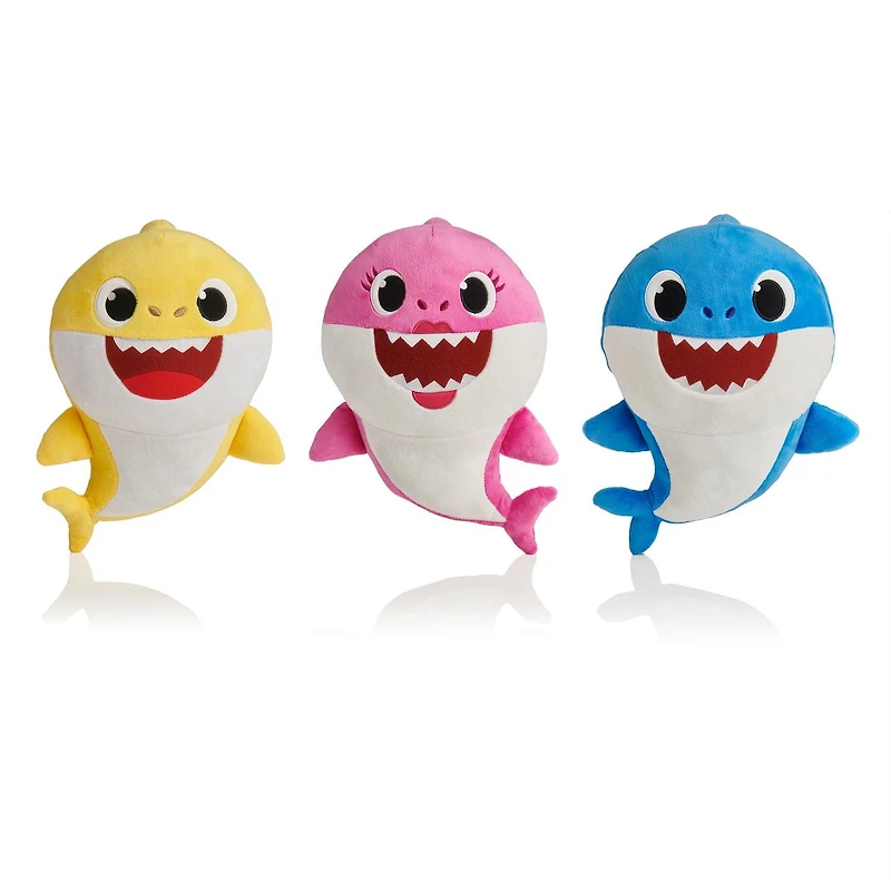 Peluche à chanson Officiel Baby Shark pour Pinkfong – Mommy Shark - par WowWee