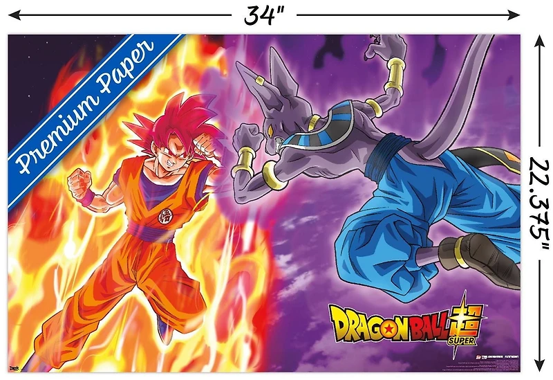 Dragon Ball: Super - Gods Battle Wall Poster