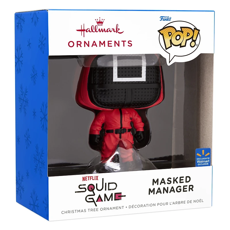 Hallmark Squid Game Masked Manager Funko POP! Christmas Ornament, Pop Culture Gifts