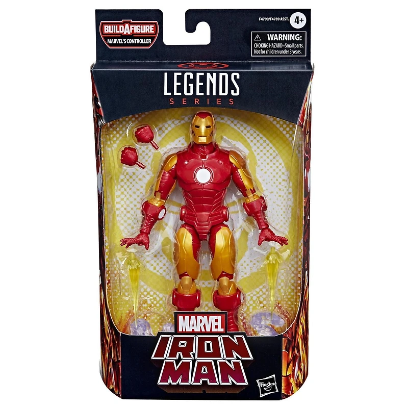 Marvel Legends Series Iron Man Model 70 Comics Armor Action Figure 6-inch Collectible Toy, 4 Accessories