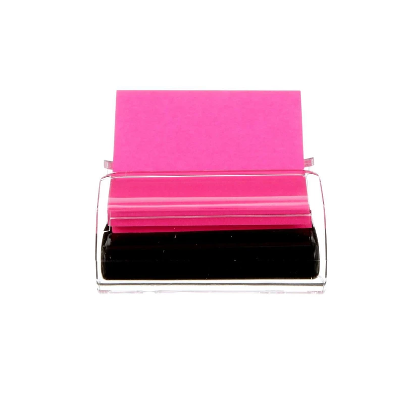 Distributeur de feuillets éclair super collants WD-330-BK-C-RP4 Post-it®, noir, 1/paquet