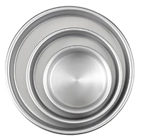 Ensemble de 3 moules à gâteau rond en aluminium Wilton Ensemble moules alu, 3 pièces
