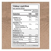 Quaker Protéines gruau instantané, Nature, 6 sachets. 168 g.