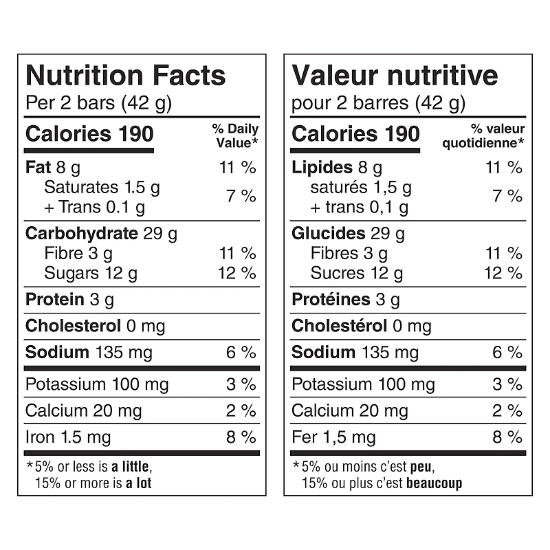 Nature Valley Crunchy Granola Bars, Oats 'n Dark Chocolate, 42 g, 5 ct, 10 bars, 210 g