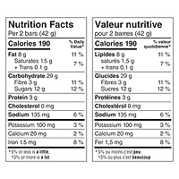 Nature Valley Crunchy Granola Bars, Oats 'n Dark Chocolate, 42 g, 5 ct, 10 bars, 210 g