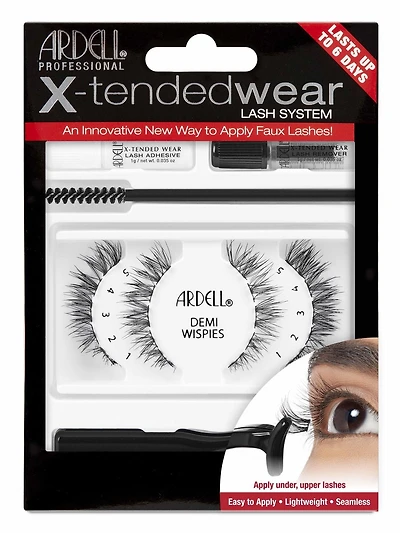 Ardell X-Tended Wear Demi Wispies - Kit complet