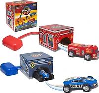Stomp Rocket Rescue Racers, Police Car & Fire Truck
