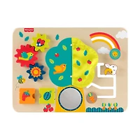 Fisher-Price Ma Planche d’activités en bois, 1élément en bois FISHER PRICE ENS ACTIVITE BOIS